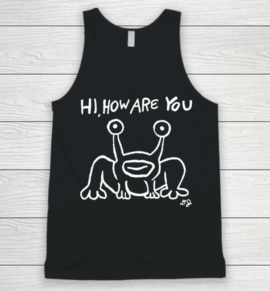 Hi How Are You Frog Mural Unisex Tank Top