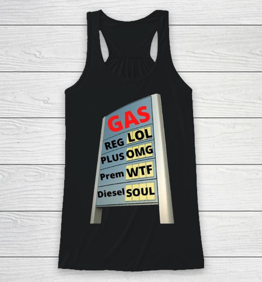 High Gas Prices Inflation Racerback Tank