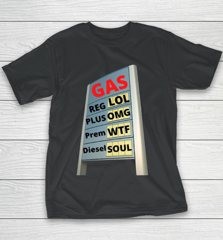 High Gas Prices Inflation Youth T-Shirt