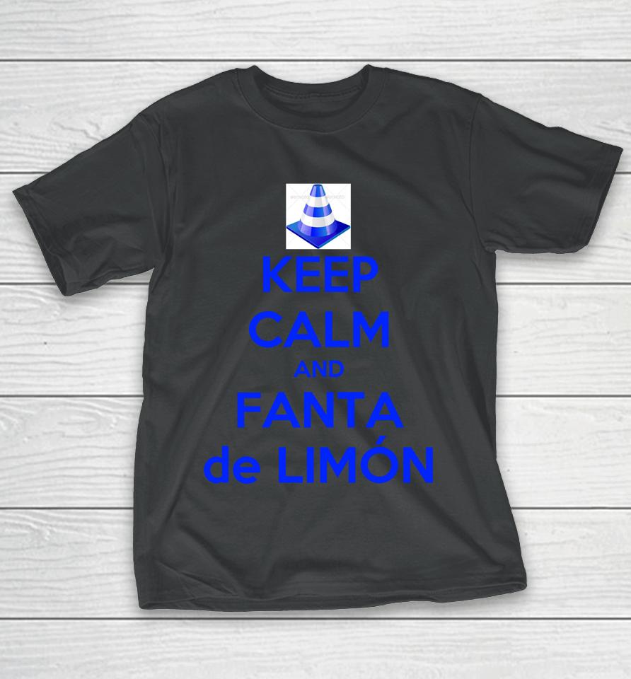Hilaria Baldwin Wearing Keep Calm And Fanta De Limon T-Shirt