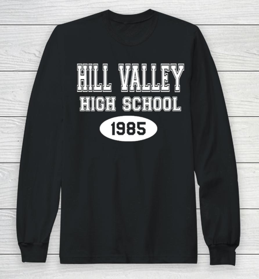 Hill Valley High School 1985 Back To The Future Vintage Long Sleeve T-Shirt