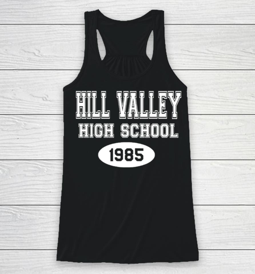 Hill Valley High School 1985 Back To The Future Vintage Racerback Tank