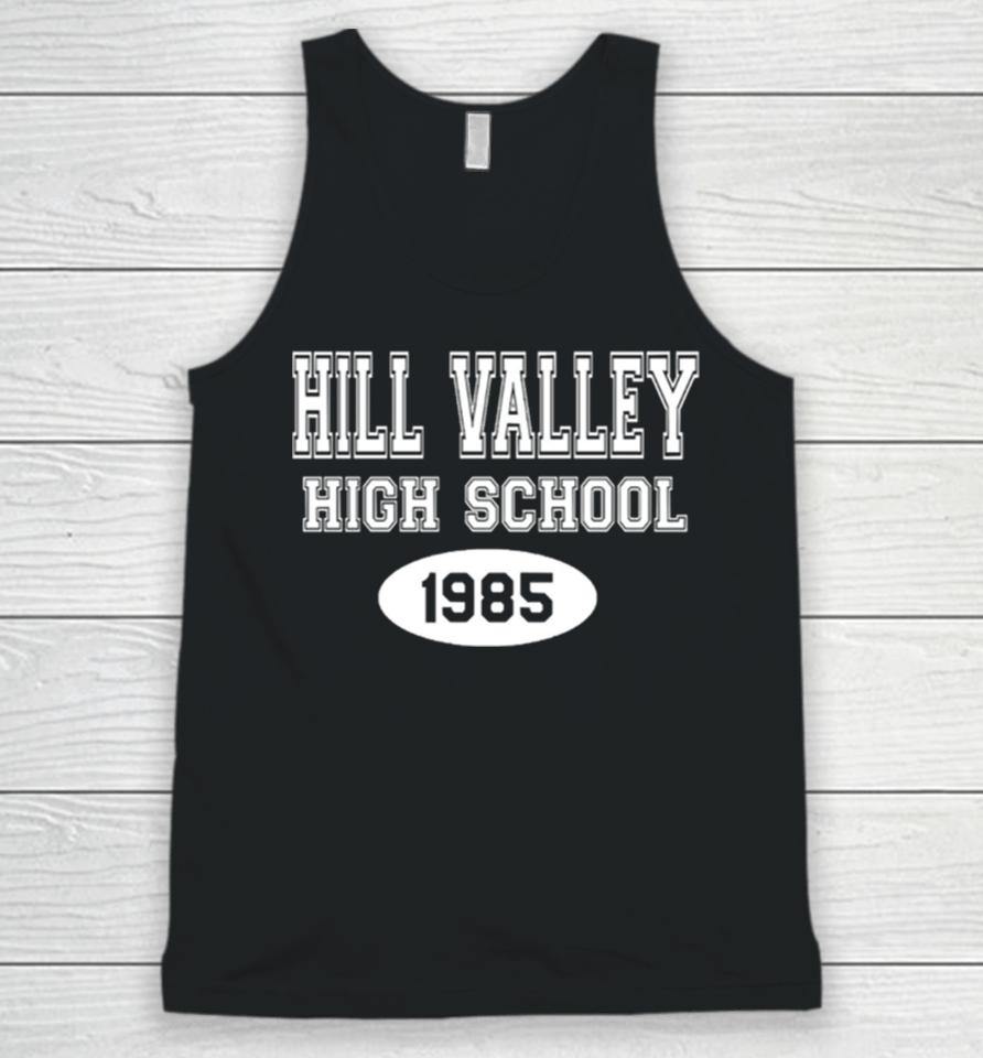 Hill Valley High School 1985 Back To The Future Vintage Unisex Tank Top