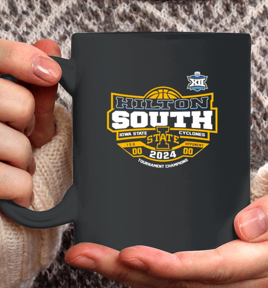 Hilton South Iowa State Cyclones 2024 Big 12 Tournament Champions Coffee Mug
