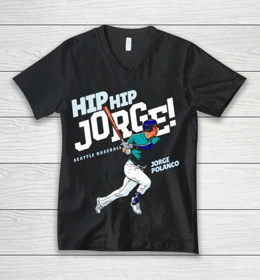 Hip Hip Jorge Jorge Polanco Unisex V-Neck T-Shirt