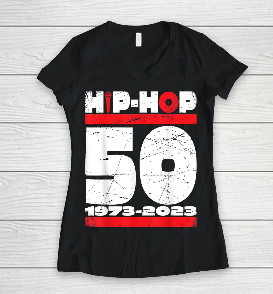 Hip-Hop 50 Years Old Women V-Neck T-Shirt
