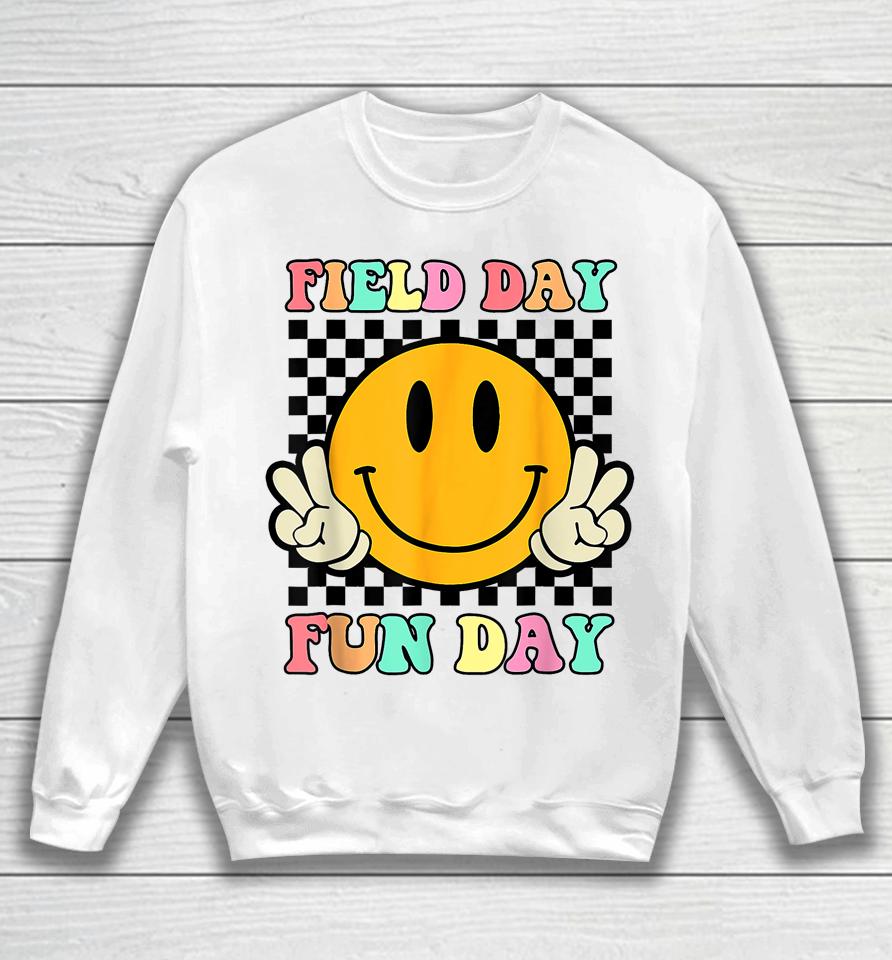 Hippie Field Day Fun Day For Teacher Kids Field Day 2023 Sweatshirt