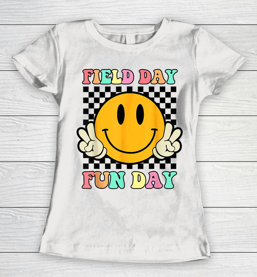 Hippie Field Day Fun Day For Teacher Kids Field Day 2023 Women T-Shirt