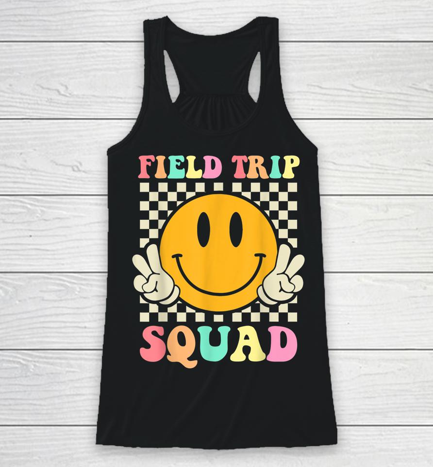 Hippie Field Trip Squad For Teacher Kids Field Day 2023 Racerback Tank