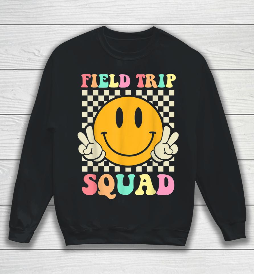 Hippie Field Trip Squad For Teacher Kids Field Day 2023 Sweatshirt
