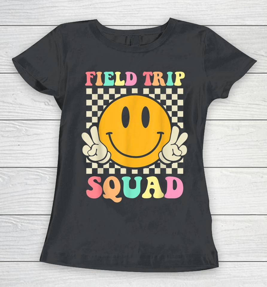 Hippie Field Trip Squad For Teacher Kids Field Day 2023 Women T-Shirt