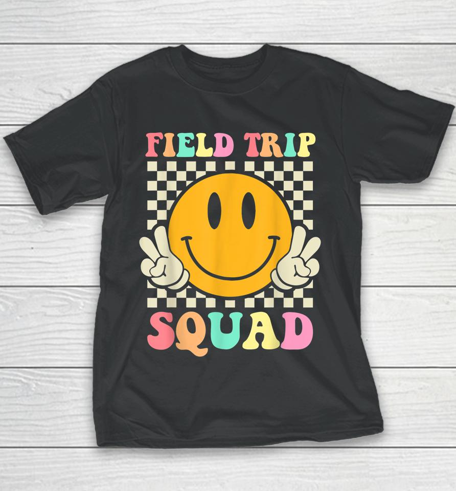 Hippie Field Trip Squad For Teacher Kids Field Day 2023 Youth T-Shirt