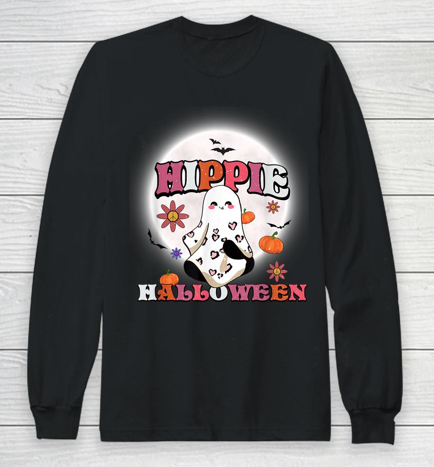 Hippie Halloween 70'S Vibes Long Sleeve T-Shirt