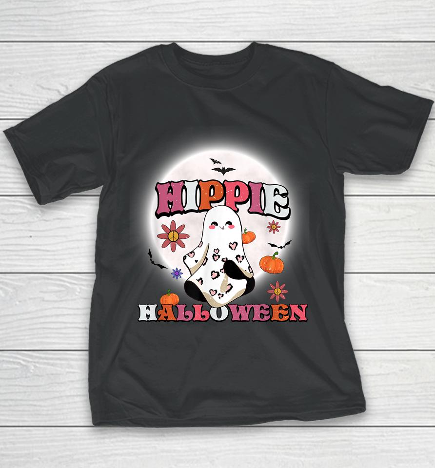 Hippie Halloween 70'S Vibes Youth T-Shirt