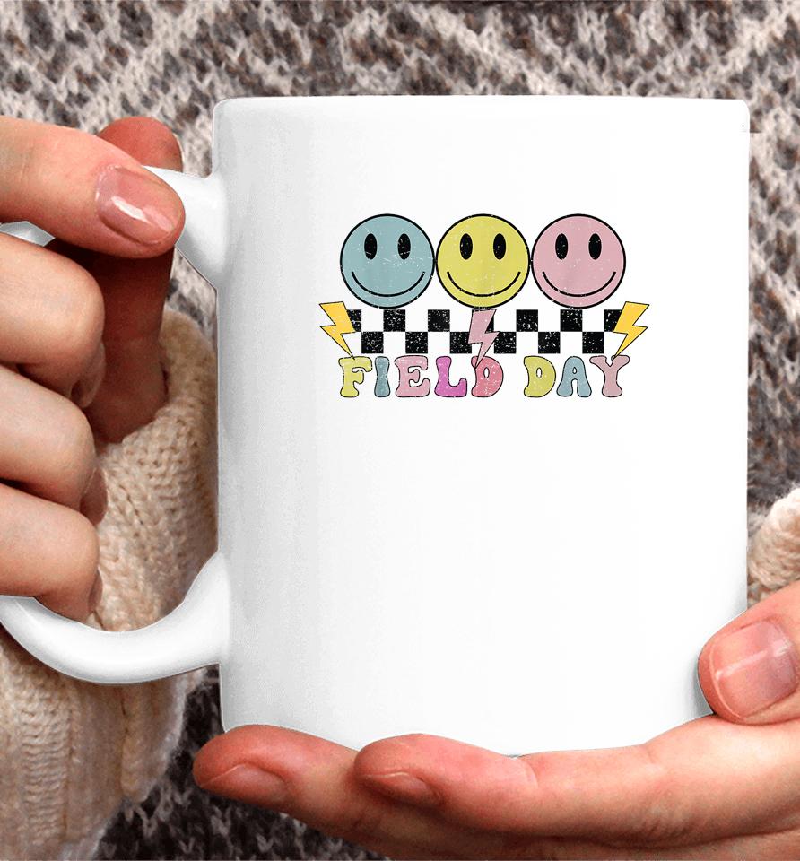 Hippie Retro Field Day Design For Kids, Teachers Field Day Coffee Mug