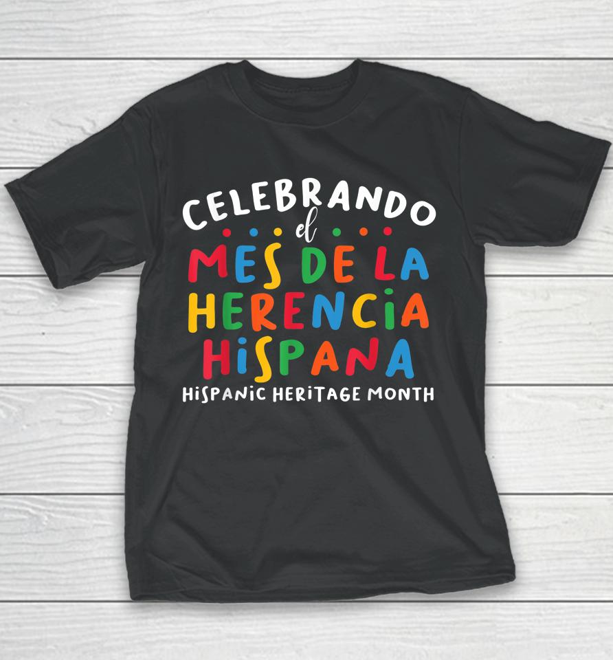 Hispanic Heritage Month 2022 National Latino Countries Flag Youth T-Shirt