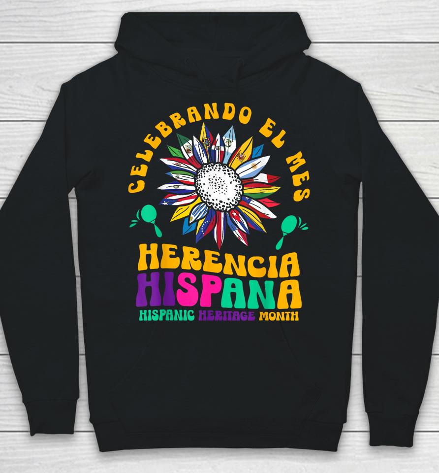 Hispanic Heritage Month Mes De La Herencia Hispana Sunflower Hoodie