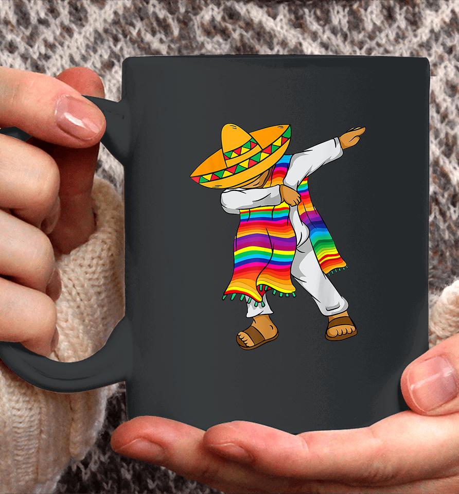 Hispanic Heritage Month Shirt Mexico Boy Men Dabbing Mexican Coffee Mug