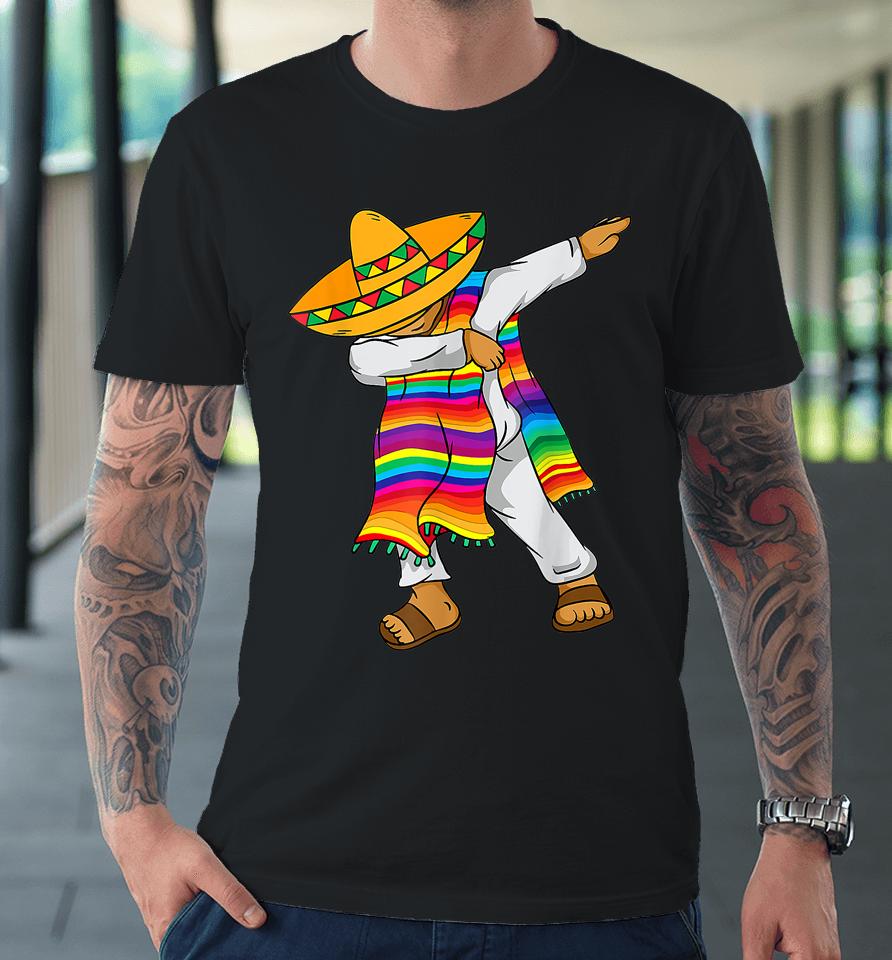 Hispanic Heritage Month Shirt Mexico Boy Men Dabbing Mexican Premium T-Shirt