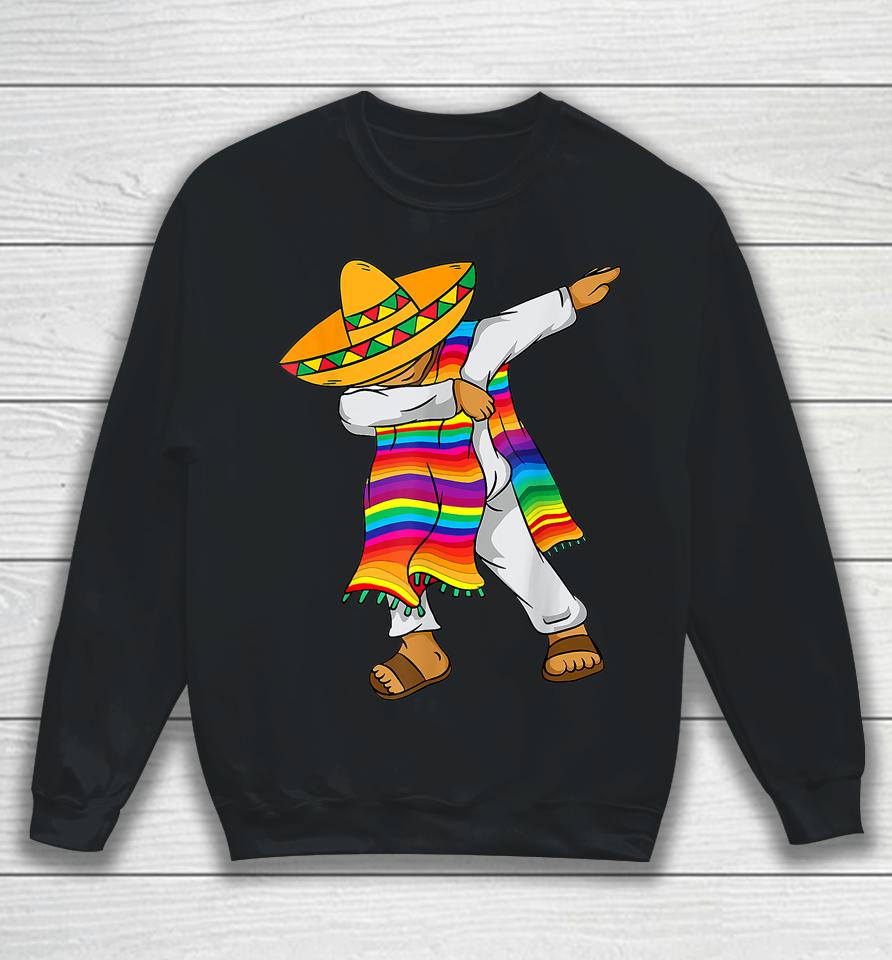 Hispanic Heritage Month Shirt Mexico Boy Men Dabbing Mexican Sweatshirt