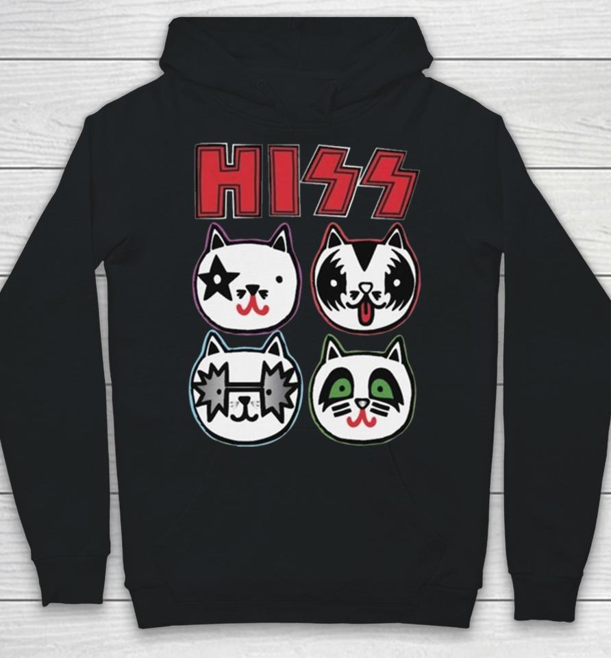 Hiss Kiss Cat Owner Rocker 2023 Hoodie