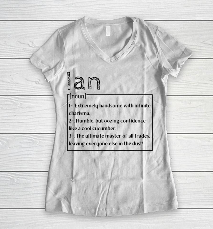 Hive Ian Definition Women V-Neck T-Shirt