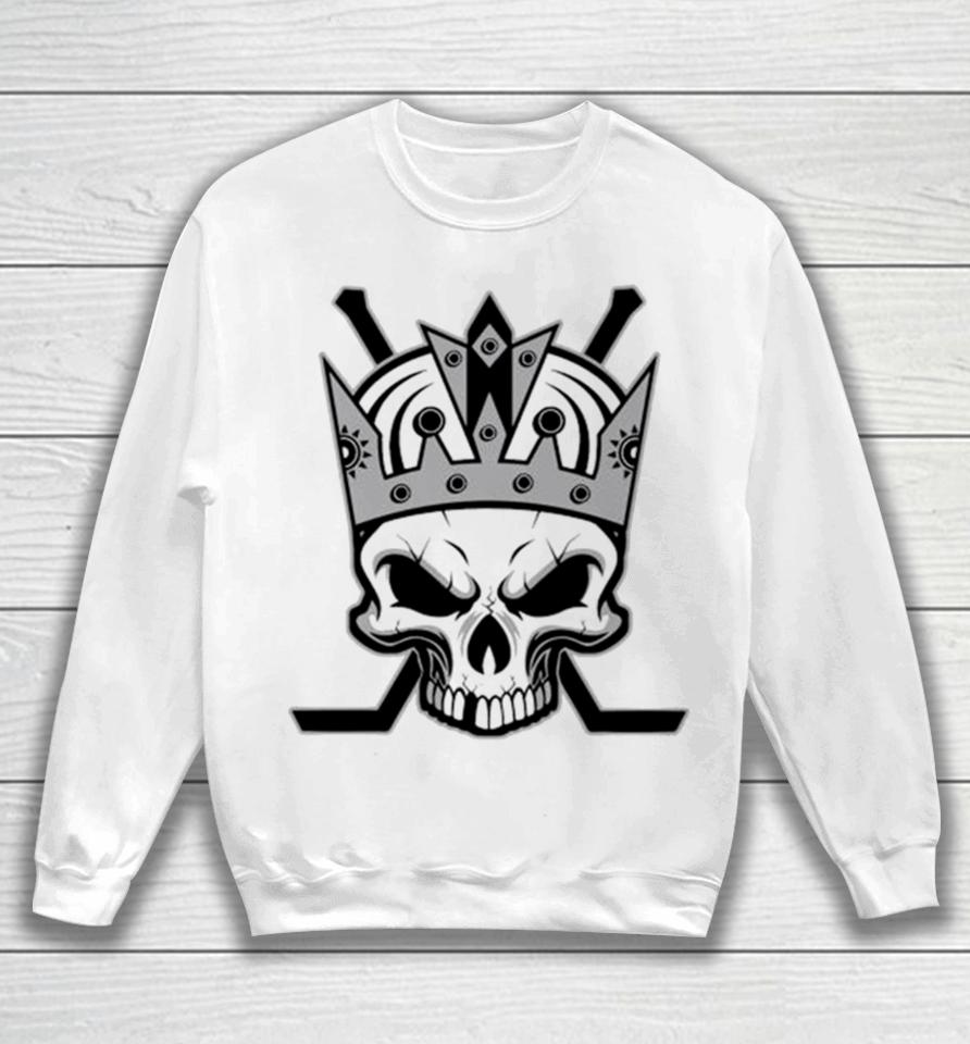 Hockey Kings Skull Crown Los Angeles Sweatshirt