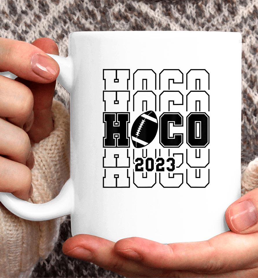 Hoco 2023 Homecoming Funny Football Game Day School Reunion Coffee Mug