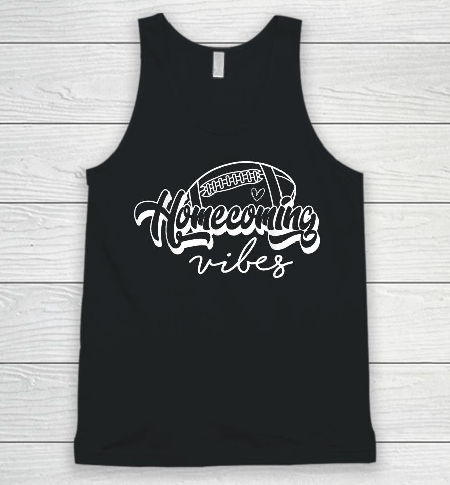 Hoco 2023 Homecoming Vibes American Football Game Day School Unisex Tank Top