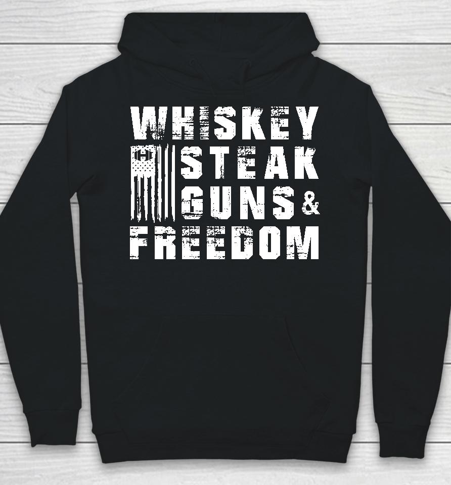 Hodgetwins Whiskey Steak Guns And Freedom Hoodie