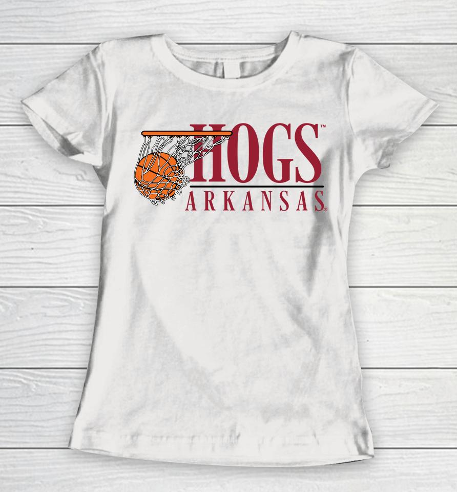 Hogs Arkansas Swish University Of Arkansas Women T-Shirt