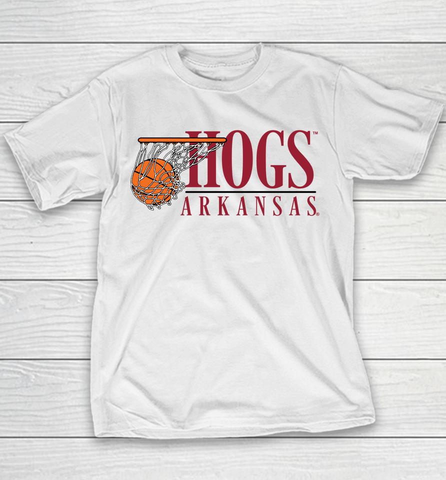Hogs Arkansas Swish University Of Arkansas Youth T-Shirt
