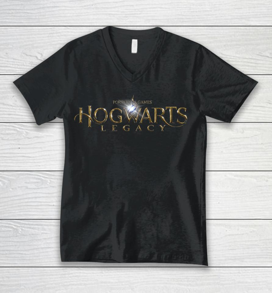 Hogwarts Legacy Logo Unisex V-Neck T-Shirt