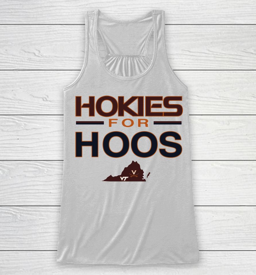 Hokies For Hoos Racerback Tank