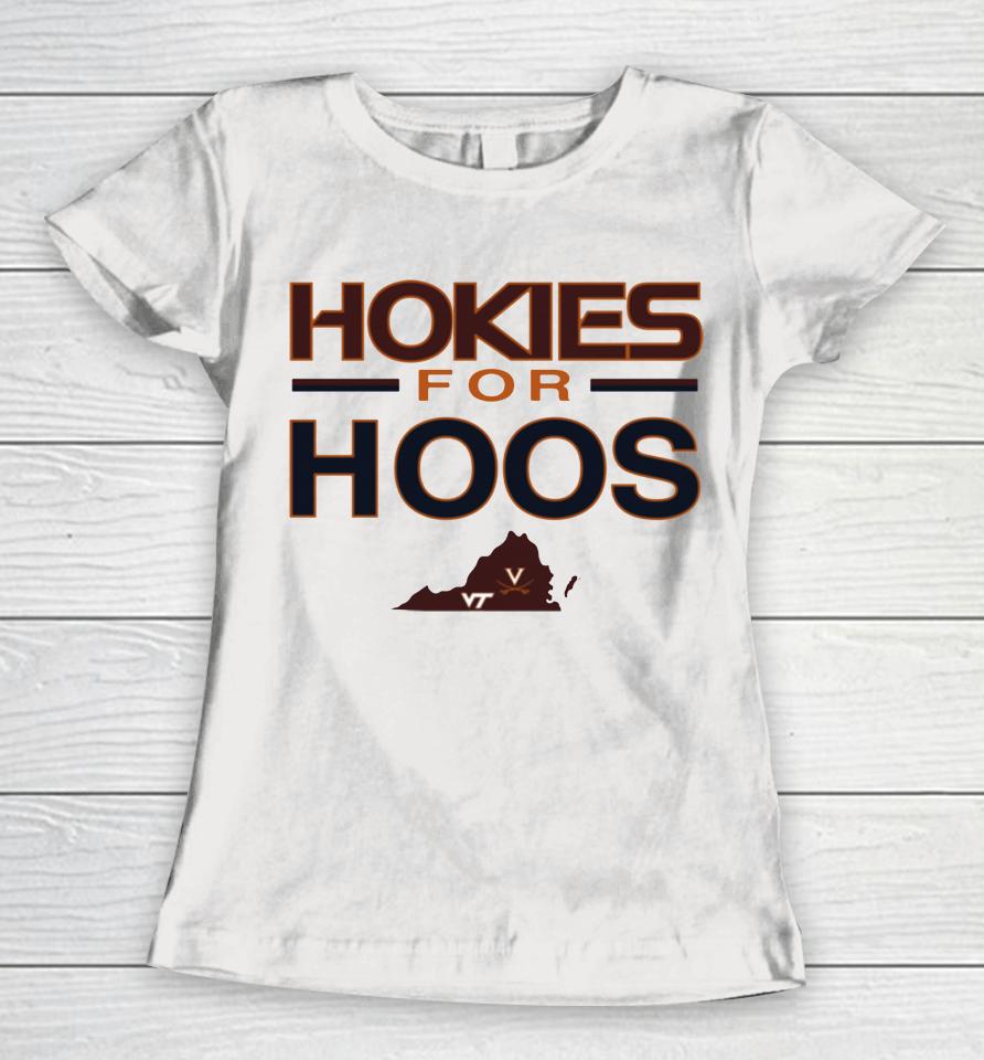 Hokies For Hoos Virginia Tech Women T-Shirt