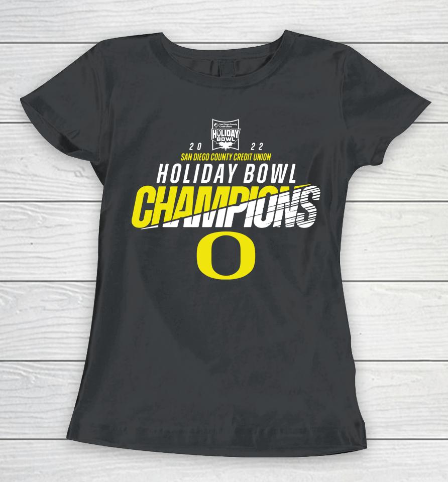 Holiday Bowl Oregon Ducks Champion Women T-Shirt