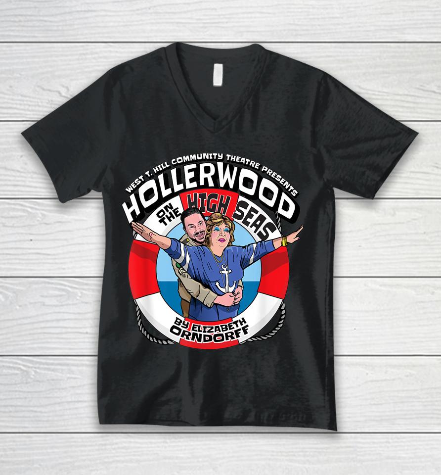 Hollerwood On The High Seas Unisex V-Neck T-Shirt