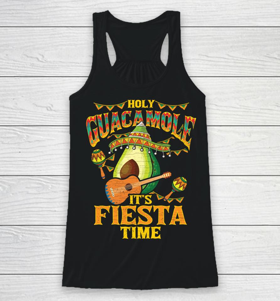 Holy Guacamole Cinco De Mayo Mexican Fiesta Racerback Tank