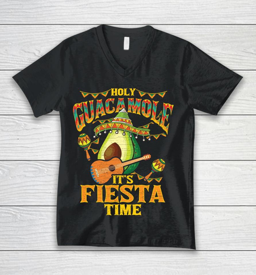 Holy Guacamole Cinco De Mayo Mexican Fiesta Unisex V-Neck T-Shirt