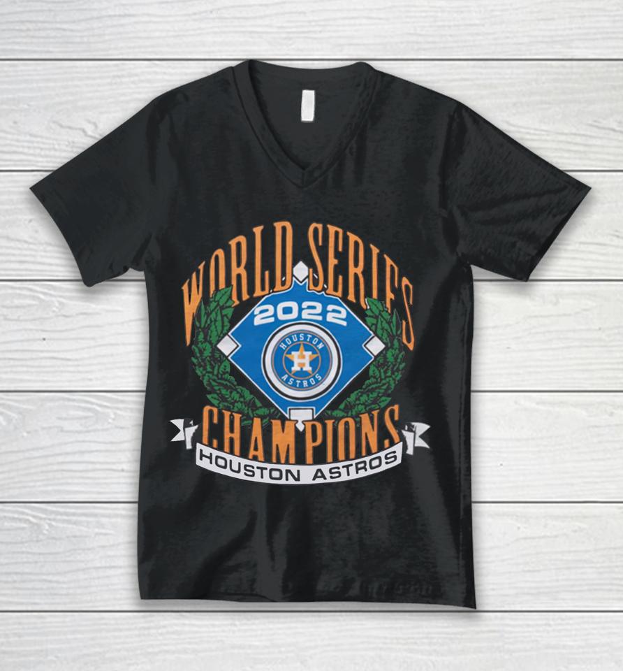 Homage 2022 World Series Champions Astros Unisex V-Neck T-Shirt