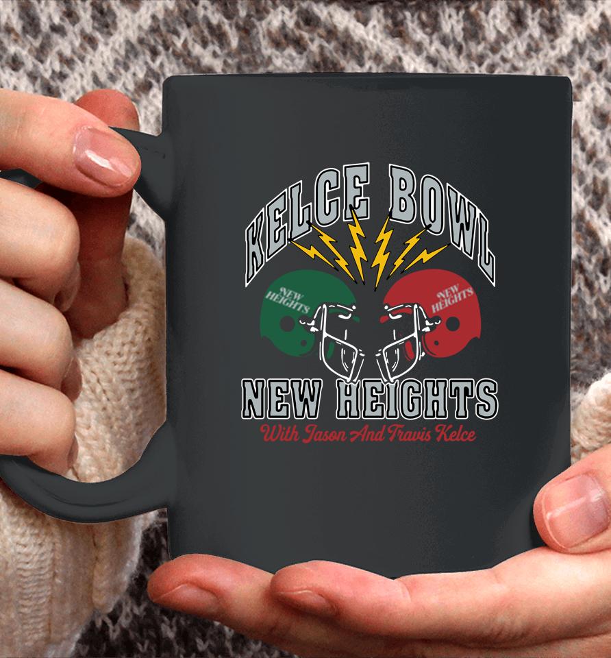 Homage 2023 Kelce Bowl New Heights With Jason Kelce And Travis Kelce Podcast Coffee Mug