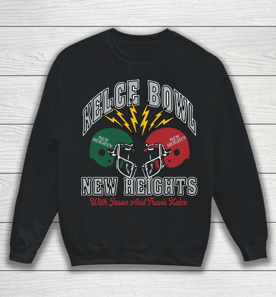 Homage 2023 Kelce Bowl New Heights With Jason Kelce And Travis Kelce Podcast Sweatshirt