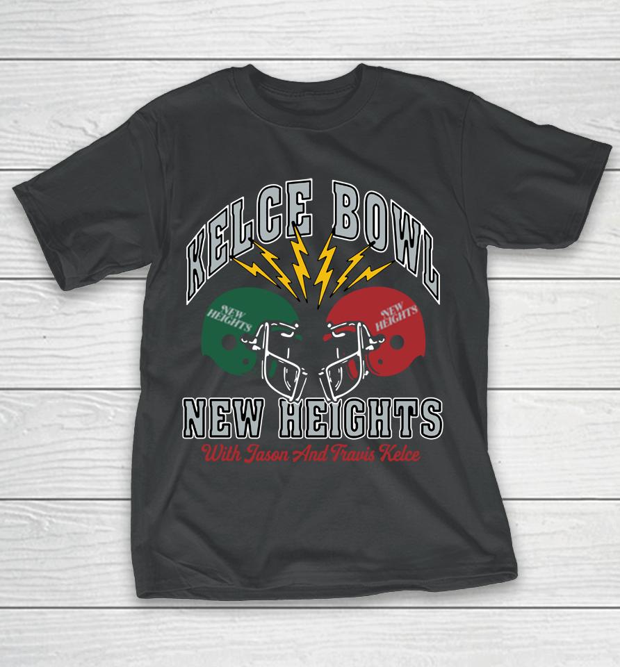 Homage 2023 Kelce Bowl New Heights With Jason Kelce And Travis Kelce Podcast T-Shirt