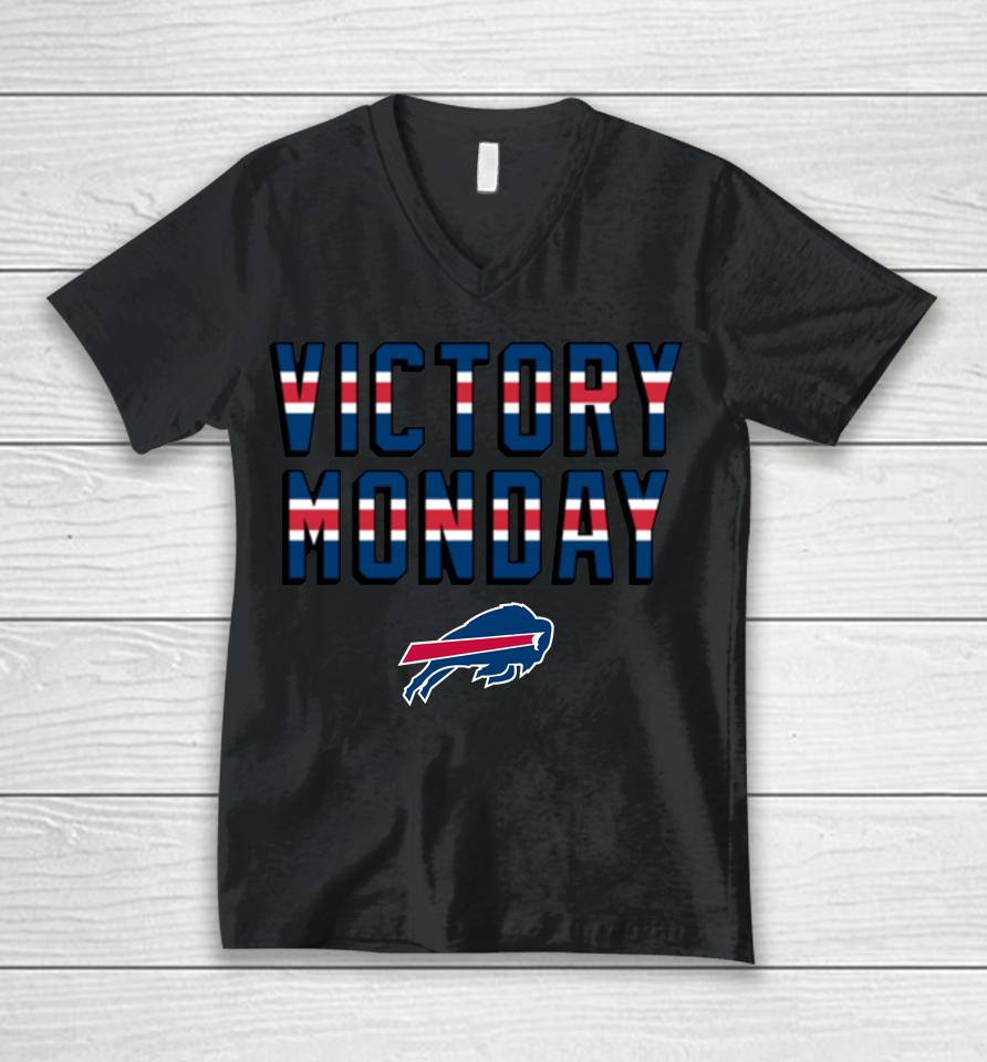 Homage Bills Victory Monday Unisex V-Neck T-Shirt