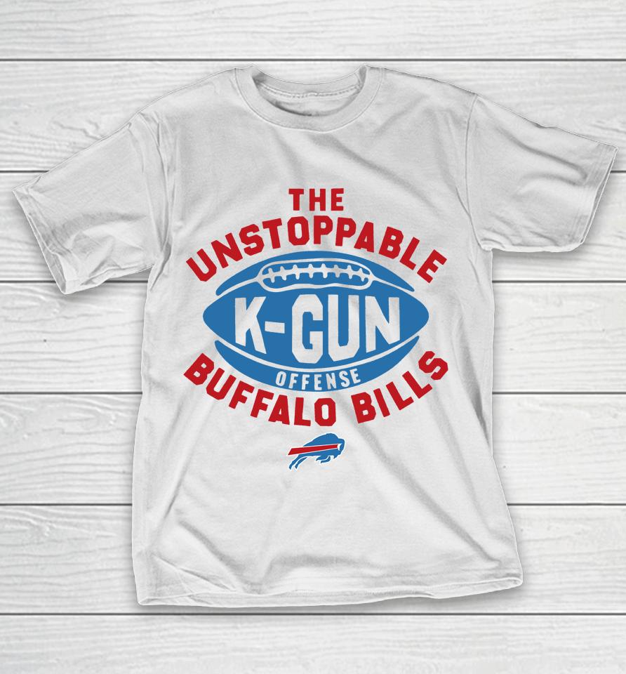 Homage Buffalo Bills K-Gun Offense The Unstoppable T-Shirt