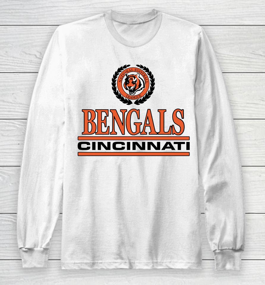 Homage Cincinnati Bengals Crest Long Sleeve T-Shirt