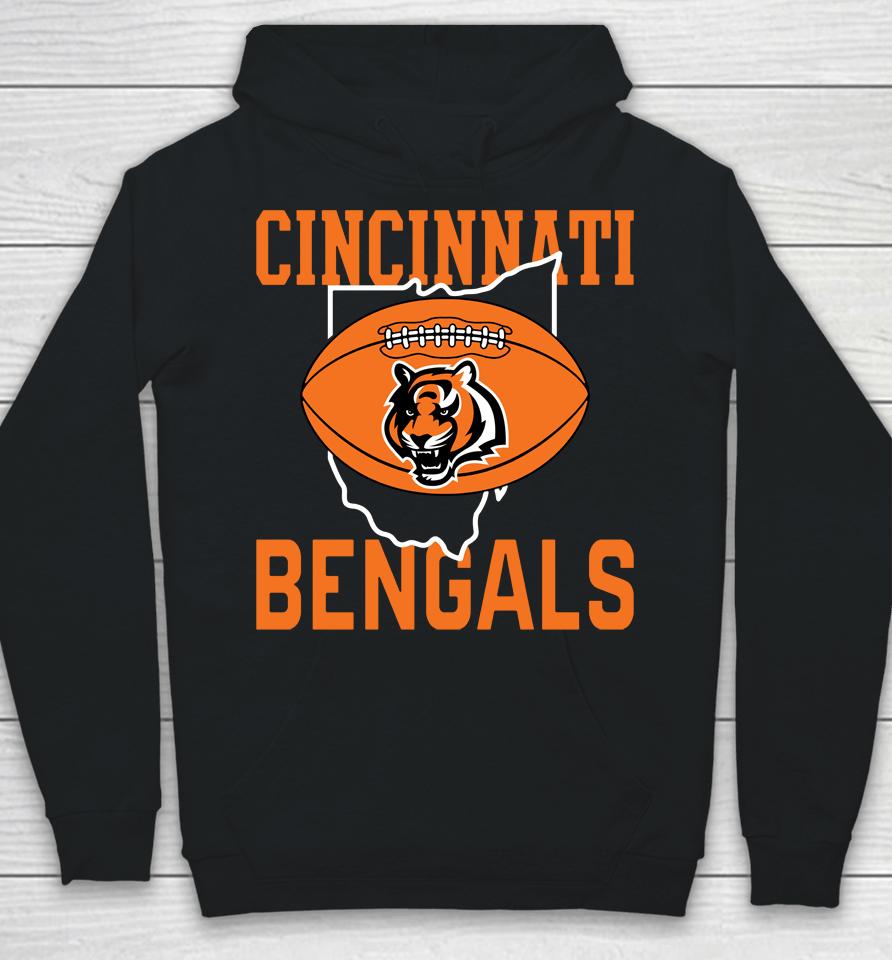 Homage Cincinnati Bengals Hyper Local Tri-Blend Hoodie
