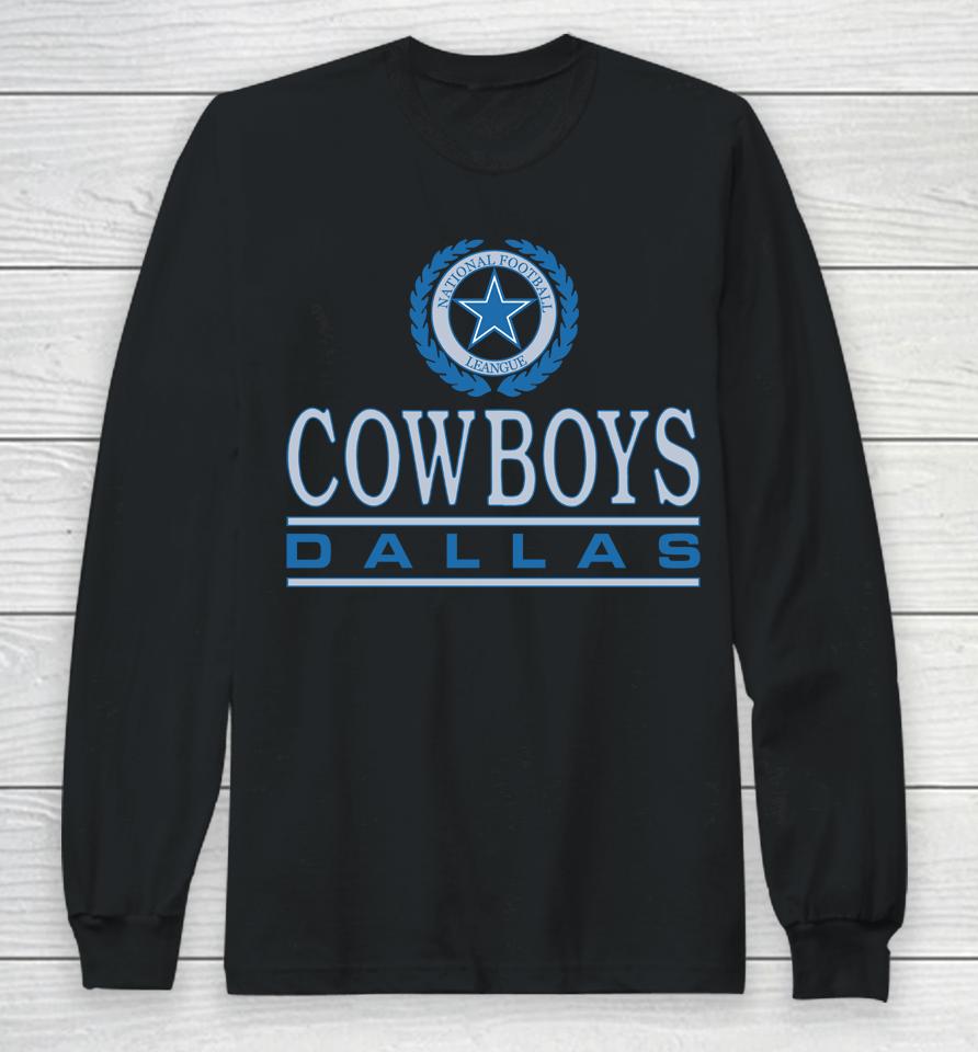 Homage Dallas Cowboys Crest Long Sleeve T-Shirt