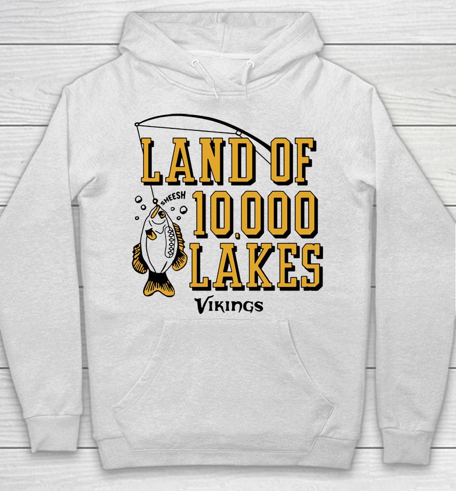 Homage Hyper Local Land Of 10,000 Lakes Minnesota Vikings Hoodie
