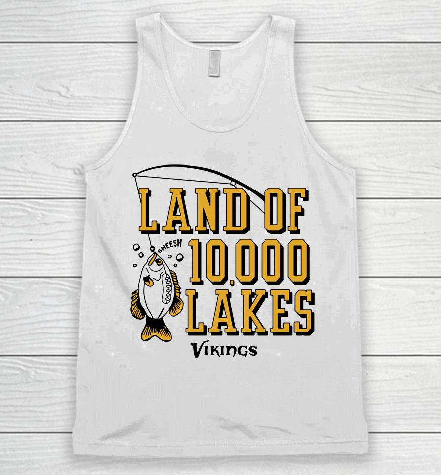 Homage Hyper Local Land Of 10,000 Lakes Minnesota Vikings Unisex Tank Top